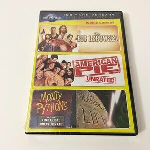 Big Lebowski American Pie and Monty Python 3 Disc Set 100th Anniversary DVD